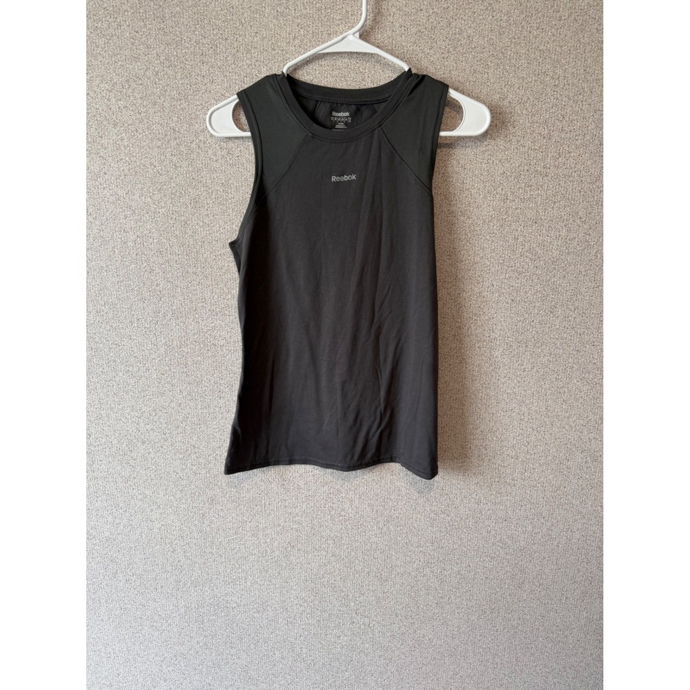 Reebok Kids Charcoal Gray Sleeveless Athletic Tank Top Mesh‎ Shoulders Size M